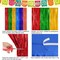 2 Pack Cinco De Mayo Fiesta Rainbow Backdrop Curtains – Metallic Fringe Tinsel Streamers (3.28 FT x 7.05 FT) – Mexican Party Decorations for Taco Party, Birthday, Carnival & Celebration Decor – Perfect for Mother's Day Card Making Displays